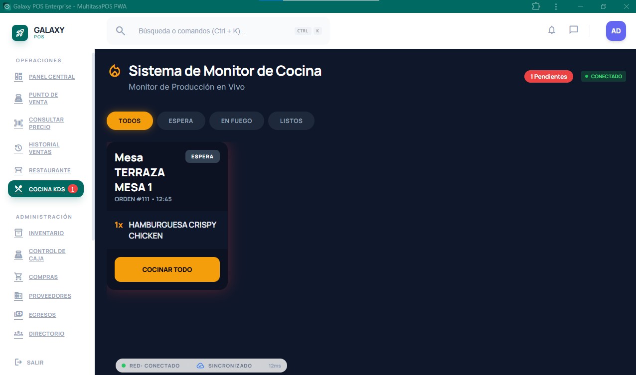 Monitor de Cocina Cloud